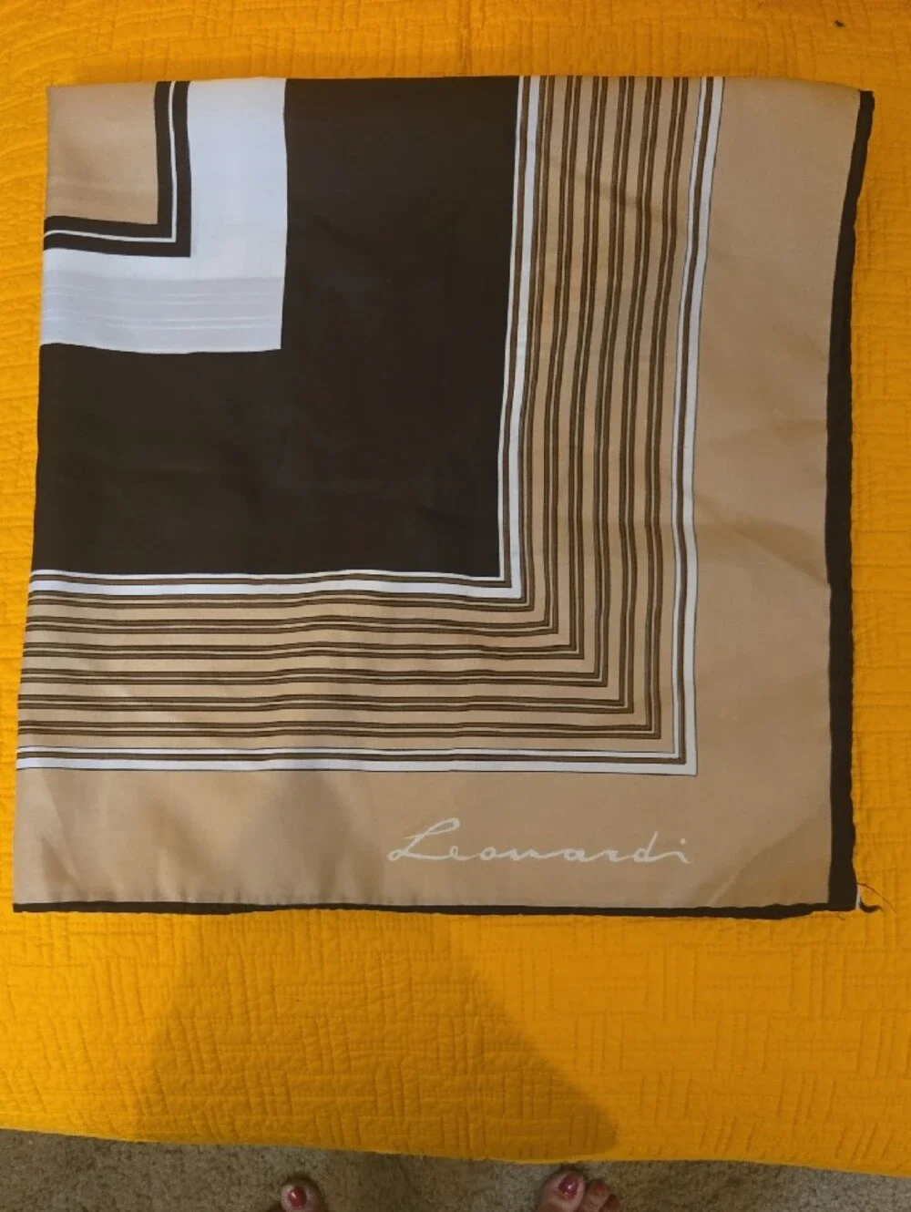 Leonardi elegant scarf